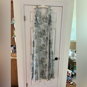 Designer Jenny Yoo Gown. Beautiful embroidery Like new- worn nice.